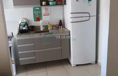 Imagem: O apartamento possui 2 Dormitórios, 1 Banheiro, 1 Vaga na garagem