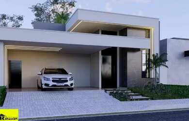 Imagem: A casa em condomínio possui 3 Dormitórios, 3 Banheiros, 2