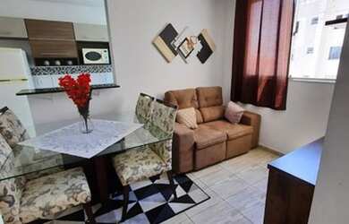 Imagem: O apartamento possui 2 Dormitórios, 1 Banheiro, 1 Vaga na garagem