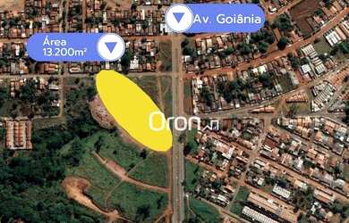 Imagem: O terreno possui 13.200m² de Área e está localizado em Setor