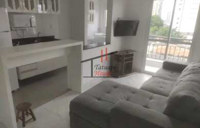 Imagem: O apartamento possui 2 Dormitórios, 1 Banheiro, 1 Vaga na garagem