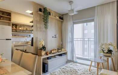 Imagem: O apartamento e possui 2 Dormitórios, Suítes, 1 Banheiro