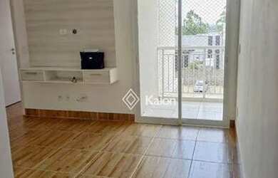 Imagem: O apartamento possui 2 Dormitórios, 1 Banheiro, 1 Vaga na garagem