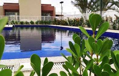 Imagem: A casa em condomínio possui 3 Dormitórios, 1 Banheiro, 2 Vagas