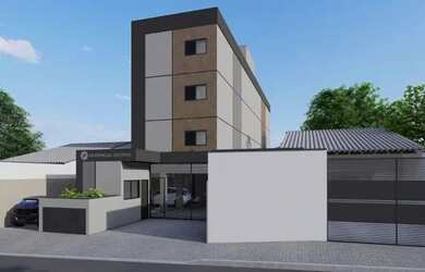 Imagem: O apartamento possui 1 Dormitório, 1 Banheiro, 1 Vaga na garagem