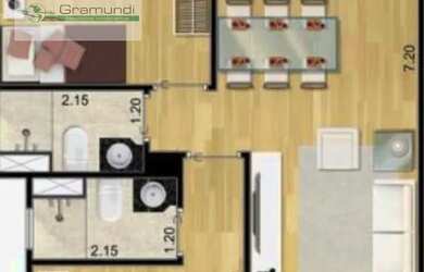 Imagem 14: Apartamento em Vila Firmiano Pinto 2 dormitorios , suite, 1 vaga fixa...