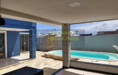 Imagem: A casa em condomínio possui 5 Dormitórios, 5 Banheiros, 3