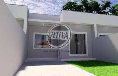 Imagem: A casa possui 3 Dormitórios, 1 Banheiro, 1 Vaga na garagem