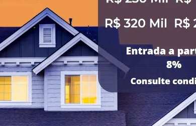 Imagem: A casa possui 2 Dormitórios, 2 Banheiros, 2 Vagas na garagem