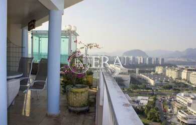 Imagem: O apartamento na cobertura possui 3 Dormitórios, 4 Banheiros