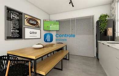 Imagem: A casa possui 3 Dormitórios, 3 Banheiros, 2 Vagas na garagem