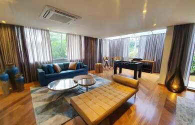 Imagem: A casa em condomínio possui 5 Dormitórios, 5 Banheiros, 5