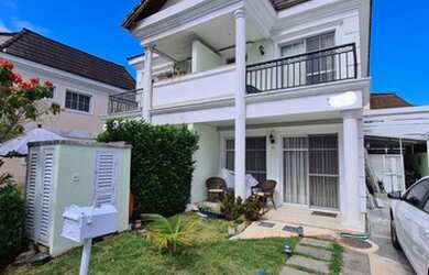 Imagem: A casa em condomínio possui 4 Dormitórios, 5 Banheiros, 3