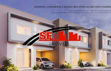 Imagem: A casa em condomínio possui 3 Dormitórios, 3 Banheiros, 1