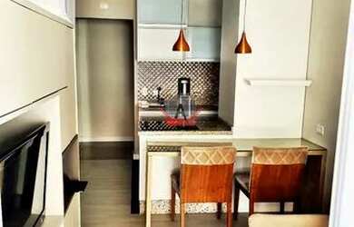 Imagem: O studio possui 1 Dormitório, 1 Banheiro, 1 Vaga na garagem