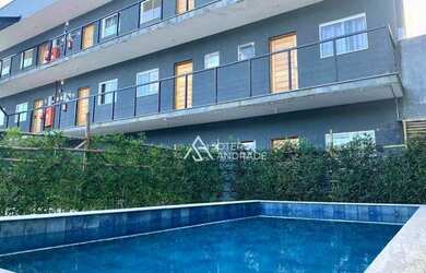 Imagem: A casa em condomínio possui 1 Dormitório, 1 Banheiro, 1 Vaga