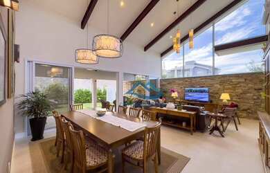 Imagem: A casa em condomínio possui 3 Dormitórios, 4 Banheiros, 4