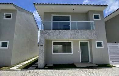 Imagem: A casa em condomínio possui 3 Dormitórios, 2 Banheiros, 2