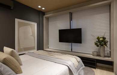 Imagem: O apartamento possui 3 Dormitórios, 3 Banheiros, 2 Vagas na