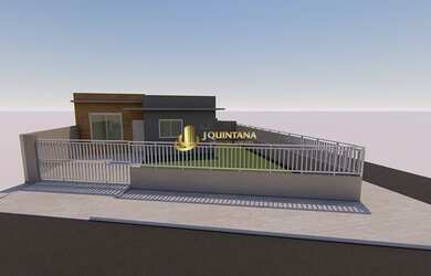 Imagem: A casa possui 2 Dormitórios, 2 Banheiros, 1 Vaga na garagem