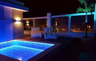 Imagem: O apartamento na cobertura possui 5 Dormitórios, 5 Banheiros