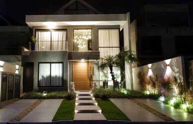 Imagem: A casa em condomínio possui 5 Dormitórios, 5 Banheiros, 4