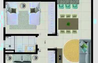 Imagem 4: APARTAMENTO COM 62.18 m² - UMUARAMA - MONGAGUA SP