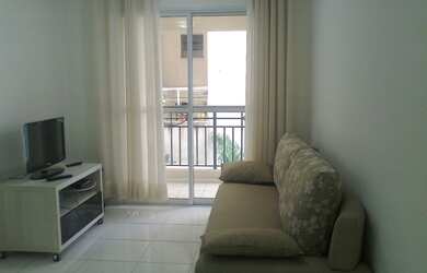 Imagem: O apartamento possui 1 Dormitório, 1 Banheiro, 1 Vaga na garagem