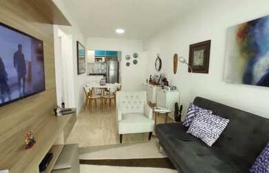 Imagem 5: Apartamento 75 m2, em Mongaguá, pé na areia com 2 quartos, varanda gourmet...