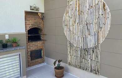 Imagem: O apartamento na cobertura possui 4 Dormitórios, 5 Banheiros