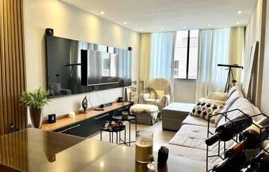 Imagem: O apartamento na cobertura possui 3 Dormitórios, 4 Banheiros