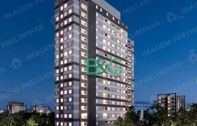 Imagem: O studio possui 1 Dormitório, 1 Banheiro, 17m² de Área e