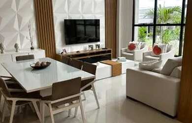 Imagem: A casa em condomínio possui 3 Dormitórios, 4 Banheiros, 4