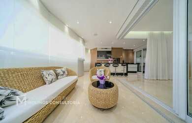 Imagem: O apartamento possui 3 Dormitórios, 4 Banheiros, 4 Vagas na