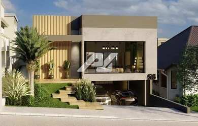 Imagem: A casa em condomínio possui 3 Dormitórios, 5 Banheiros, 4