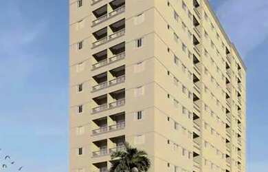 Imagem: O apartamento possui 2 Dormitórios, 1 Banheiro, 1 Vaga na garagem