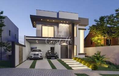 Imagem: A casa possui 4 Dormitórios, 1 Banheiro, 4 Vagas na garagem