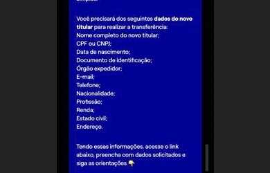 Imagem 2: Crédito de carta em andamento