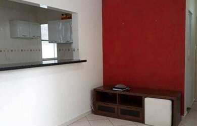 Imagem: O apartamento possui 1 Dormitório, 2 Banheiros, 1 Vaga na garagem