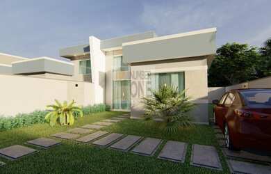 Imagem: A casa possui 2 Dormitórios, 1 Banheiro, 2 Vagas na garagem