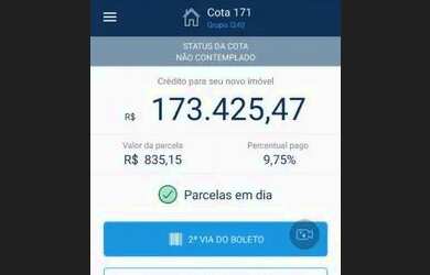 Imagem 1: Crédito de carta em andamento