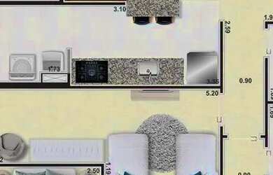 Imagem 5: APARTAMENTO COM 79.35 m² - OCEANOPOLIS - MONGAGUA SP