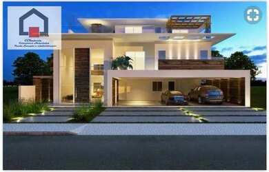 Imagem: A casa em condomínio possui 5 Dormitórios, 5 Banheiros, 4