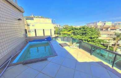 Imagem: O apartamento na cobertura possui 4 Dormitórios, 5 Banheiros