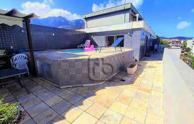 Imagem: O apartamento na cobertura possui 3 Dormitórios, 4 Banheiros