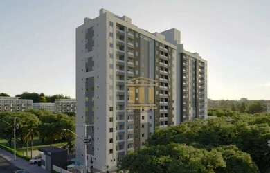 Imagem: O apartamento possui 2 Dormitórios, 1 Banheiro, 1 Vaga na garagem