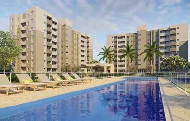 Imagem: O apartamento possui 2 Dormitórios, 2 Banheiros, 1 Vaga na