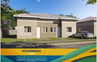 Imagem: A casa em condomínio possui 2 Dormitórios, 2 Banheiros, 2