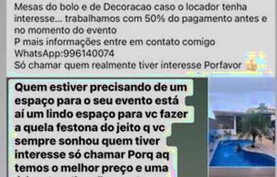 Imagem 1: Alugo espaço para evento 350