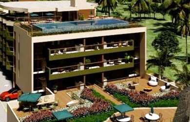 Imagem: O apartamento possui 1 Dormitório, 1 Banheiro, 1 Vaga na garagem